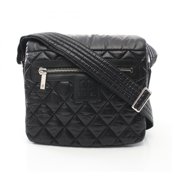 CHANEL Cococoon Small Messenger Shoulder crossbody Bag A48616 Nylon leather SHW