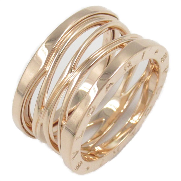 BVLGARI B-zero1 Legend Ring 18KPG Pink Rose Gold Used unisex US size 9.5 #60