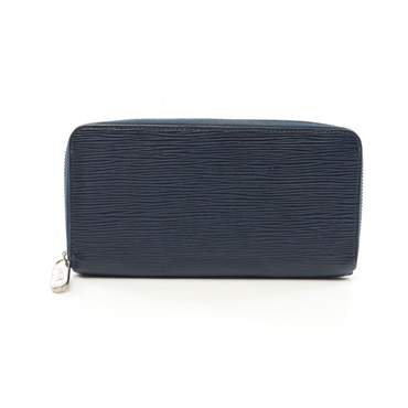 LOUIS VUITTON Zippy wallet Around long purse M61873 Epi leather Indigo blue Used
