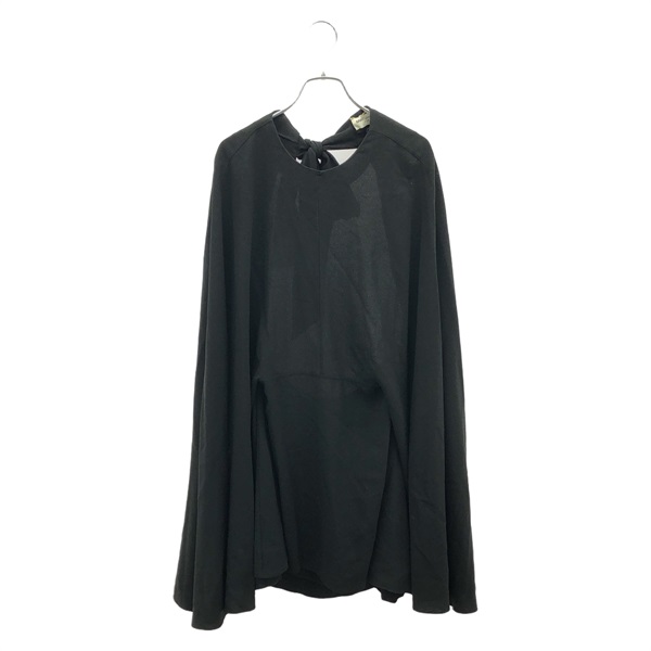 SAINT LAURENT PARIS Open Back Dress 708360 Rayon Black #40 Used Women