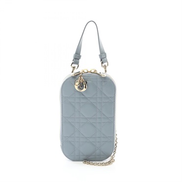 Christian Dior LADY DIOR  Phone Holder Cannage Hand crossbody bag S0872ONMJ_M81B