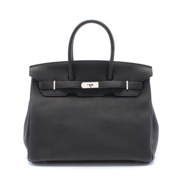 HERMES Birkin 35 Hand bag A Togo leather Black Used SHW