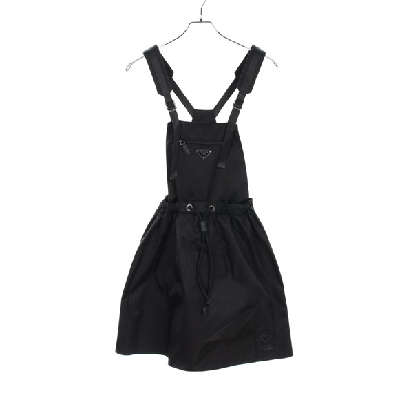 PRADA Re-nylon jumper Dress skirt #36 Nylon Black Used