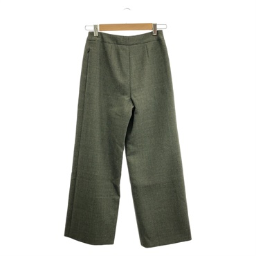 CHANEL Pants P13903V07978 Wool Moss Green Used Women 36