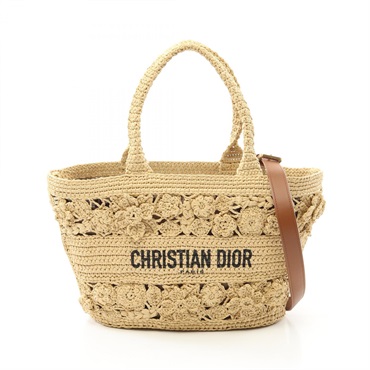 Christian Dior Panier Chapeau Hand shoulder crossbody bag M1328CCOZ_M125 Raffia