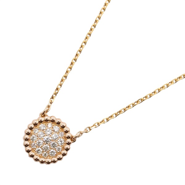 Van Cleef & Arpels Perledia Necklace Diamond 18KPG Pink Rose Gold Used women