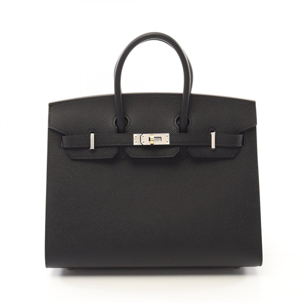 HERMES Birkin 25 Sellier Hand bag K Epsom Black