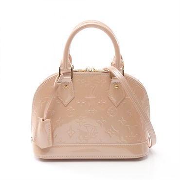 LOUIS VUITTON Alma BB Monogram Vernis Dune Hand shoulder 2way bag M90175 LV