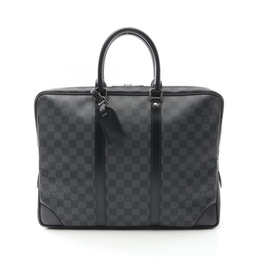LOUIS VUITTON Porto-Document Voyage Damier Graphite Business bag N41125 canvas