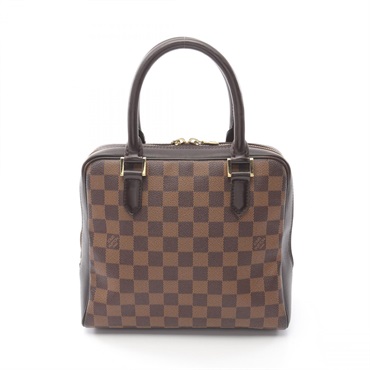 LOUIS VUITTON Brera Damier Ebene Hand bag N51150 PVC coated canvas leather LV