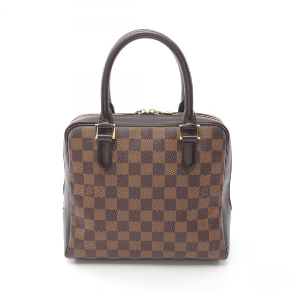 LOUIS VUITTON Brera Damier Ebene Hand bag N51150 PVC coated canvas leather LV