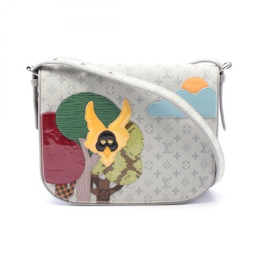 LOUIS VUITTON Comte de Fay Musette Monogram Mini Shoulder Bag M92279 Gray LV