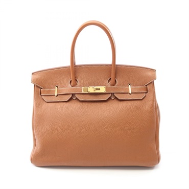 HERMES Birkin 35 Handbag M Togo leather Gold Used GHW