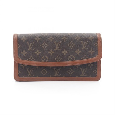 LOUIS VUITTON Pochette Dam PM clutch bag M51812 Monogram Brown Used unisex LV