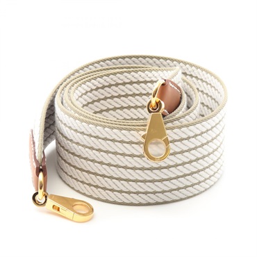HERMES Bandouliere Single Cordage GShoulder strap K Toile Swift leather GHW