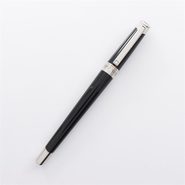 HARRY WINSTON roller Ballpoint pen 613-P-PP-BK palladium Black Silver Used