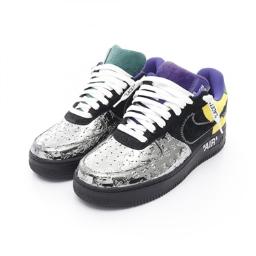 LOUIS VUITTON × Nike Air Force1 sneakers Monogram Miroir leather enamel men #9