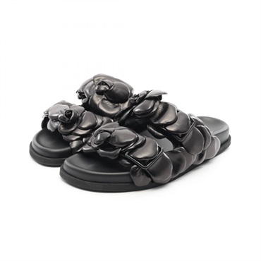 Valentino Garavani ATELIER SHOES 03 Rose Edition Sandals leather Black #37 Women