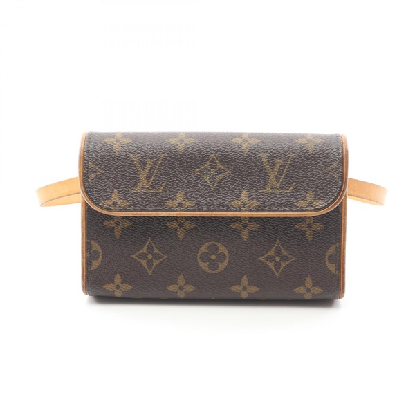 LOUIS VUITTON Pochette Florentine Waist bag M51855 Monogram canvas Brown Used LV