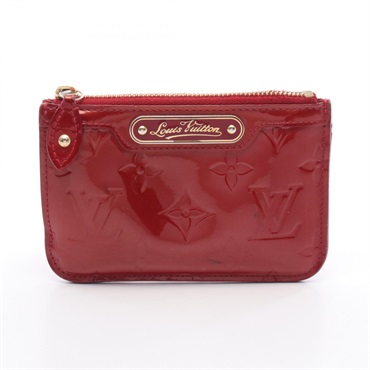 LOUIS VUITTON Pochette Cles NM key case M91737 leather Red Used Women LV