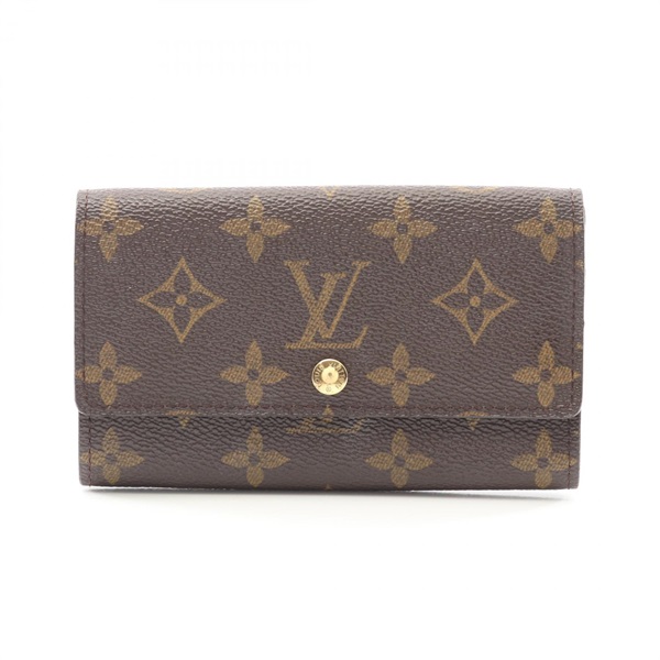 LOUIS VUITTON Porte-monnaie Zip Bi-fold Wallet Purse M61735 Monogram Used LV