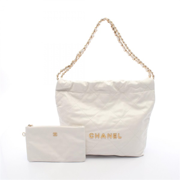 CHANEL Matelasse Chanel 22 Small Chain Shoulder Bag AS3260 leather WH GHW Used