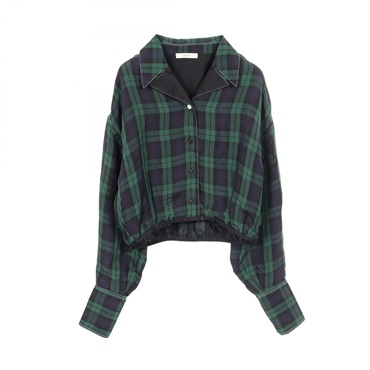 CELINE Shirt Jacket Blouson Rayon Navy Green Size 36 Used Women Phoebe Philo Era