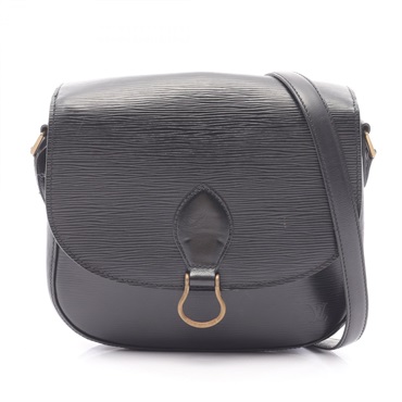 LOUIS VUITTON Saint Cloud Crossbody Shoulder Bag M52192 Epi leather Black Used