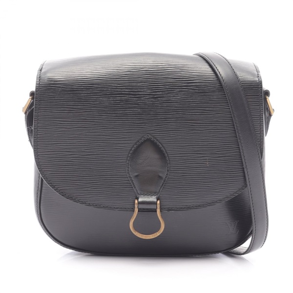 LOUIS VUITTON Saint Cloud Crossbody Shoulder Bag M52192 Epi leather Black Used