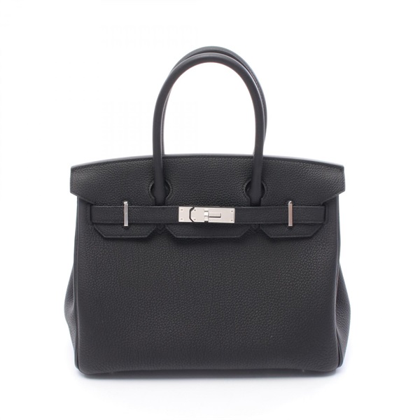 HERMES Birkin 30 Handbag 030520CK Togo leather Black Used Women K SHW