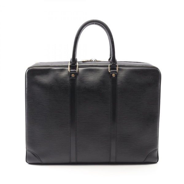 LOUIS VUITTON Porte Documan Voyage Business bag M59162 Epi leather Black Used LV