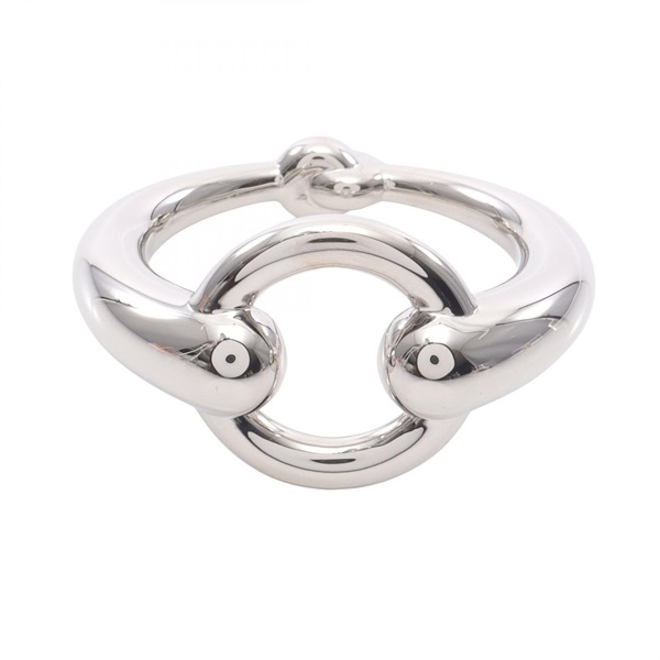 HERMES Scarf ring metal SHW Used Women