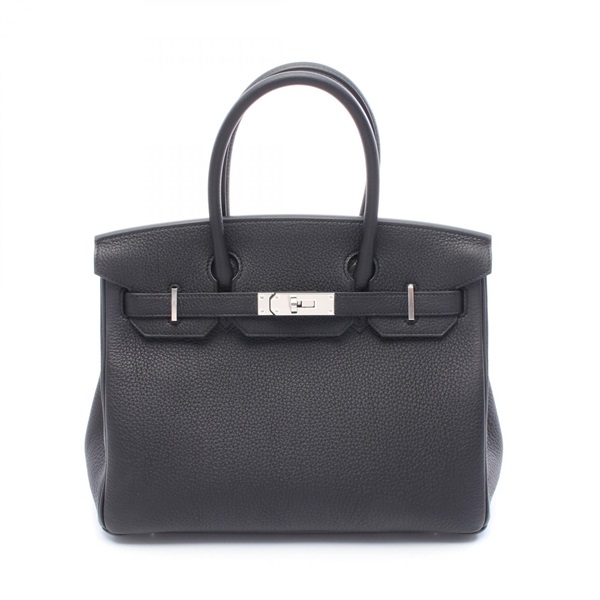 HERMES Birkin 30 Handbag 030520CK Togo leather Black Used Women K SHW