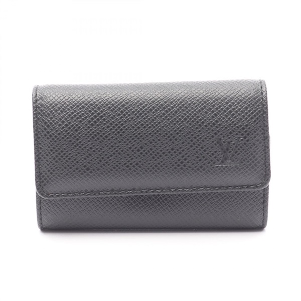 LOUIS VUITTON Multicles 6 key holder case M30532 Taiga leather Ardoise Used mens