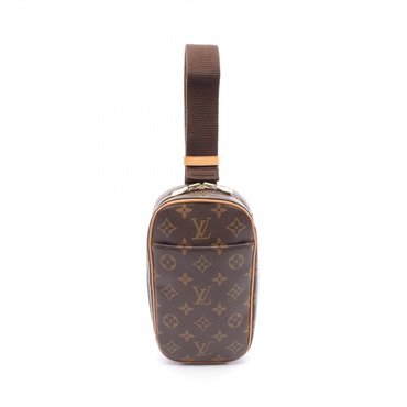 LOUIS VUITTON Pochette Gange Waist bag M51870 Monogram canvas Brown Used unisex