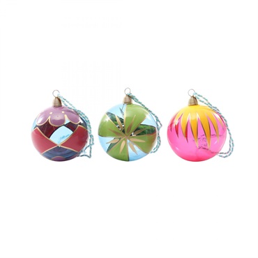 TIFFANY＆CO Andy Warhol Ornament 3 Glass Multicolor Used unisex