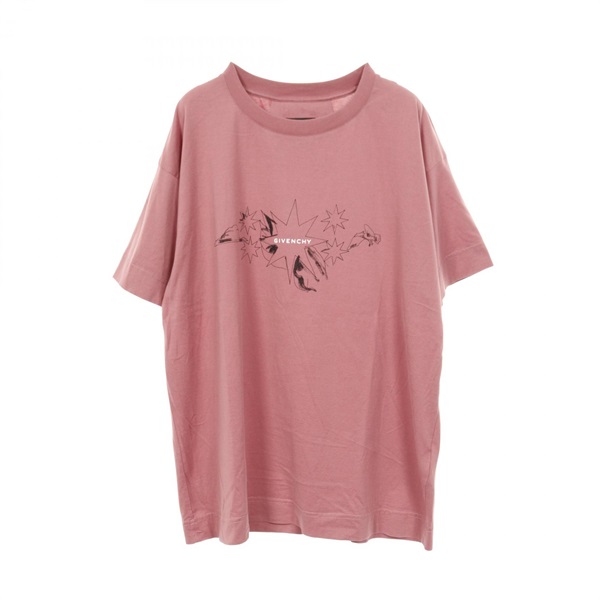 GIVENCHY Boxy Tarot T-shirt S size short sleeves cotton Pink Used mens