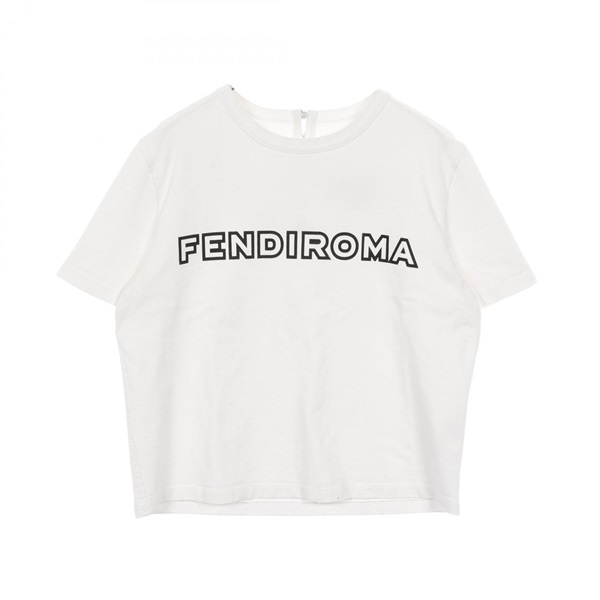 FENDI × MARC JACOBS T-shirt FS7950 AXBH cotton White Size M Used Women