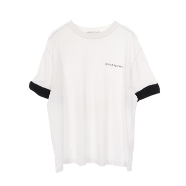 GIVENCHY T-shirt BW70853013 cotton White Black #M Used Women