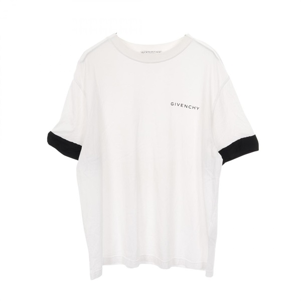 GIVENCHY T-shirt BW70853013 cotton White Black #M Used Women