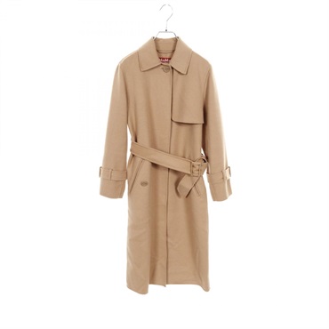 Max Mara Studio CUCITO A MANO Stainless collar coat wool cashmere silk #36 Women