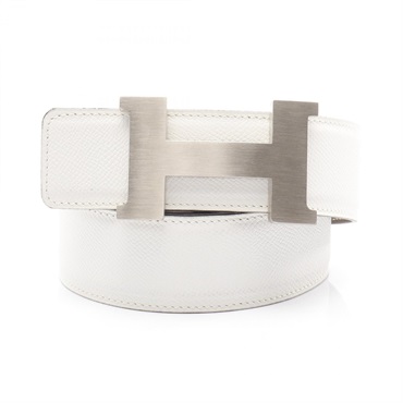 HERMES Constance H Belt reversible ceinture O Epsom Calfskin Etoupe Grey SHW