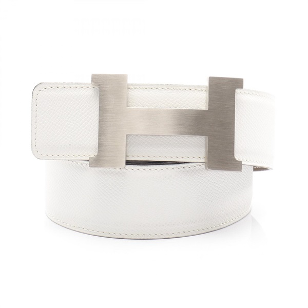 HERMES Constance H Belt reversible ceinture O Epsom Calfskin Etoupe Grey SHW
