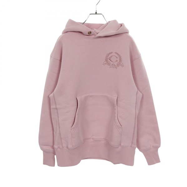 COACH Oversized Signature Crest Hoodie sweatshirt CY364 cotton polyester PK #XXS