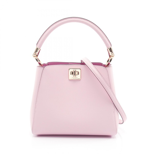 Kate Spade Phoebe Top Handle Satchel crossbody Handbag KF553 leather Pink Used
