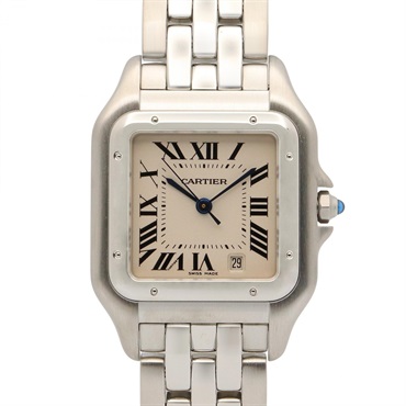 CARTIER PANTHERE MM Wrist Watch W25054P5 Quartz Stainless Steel Used Unisex
