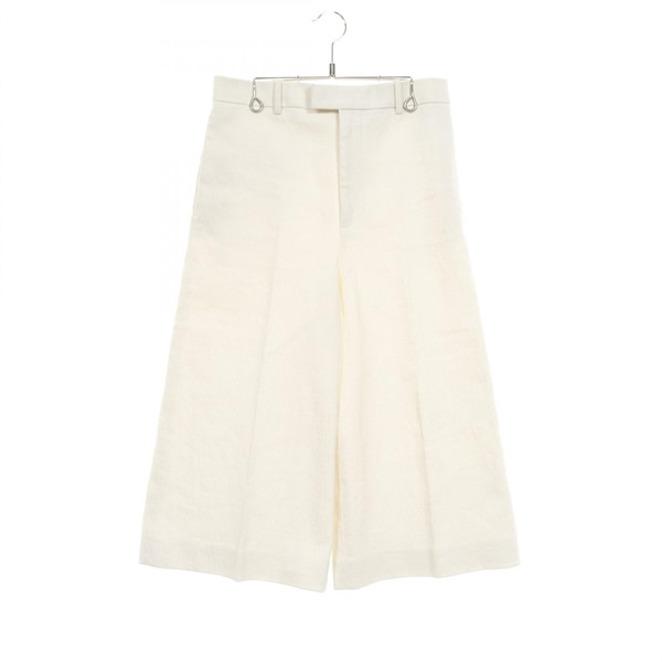 BOTTEGA VENETA Culotte Pants 663520 Fabric White #36 Used Women