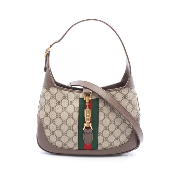 GUCCI x BALENCIAGA Hacker Project Jackie 1961 Shoulder Handbag 680118 Beige Used