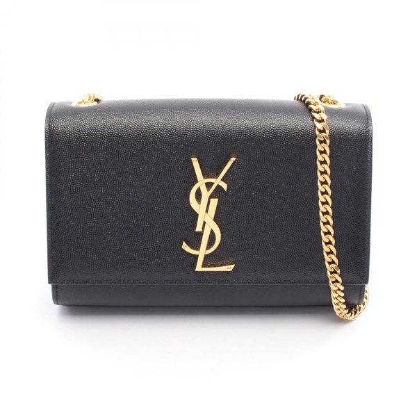 SAINT LAURENT PARIS KATE Small chian Shoulder Bag 469390BOW0J1000 leather black