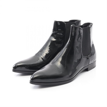 PRADA short Boots Shoes Patent leather Black Used Women #37